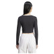 Adidas Γυναικεία μακρυμάνικη μπλούζα Adicolor 3-Stripes LS Crop Tee